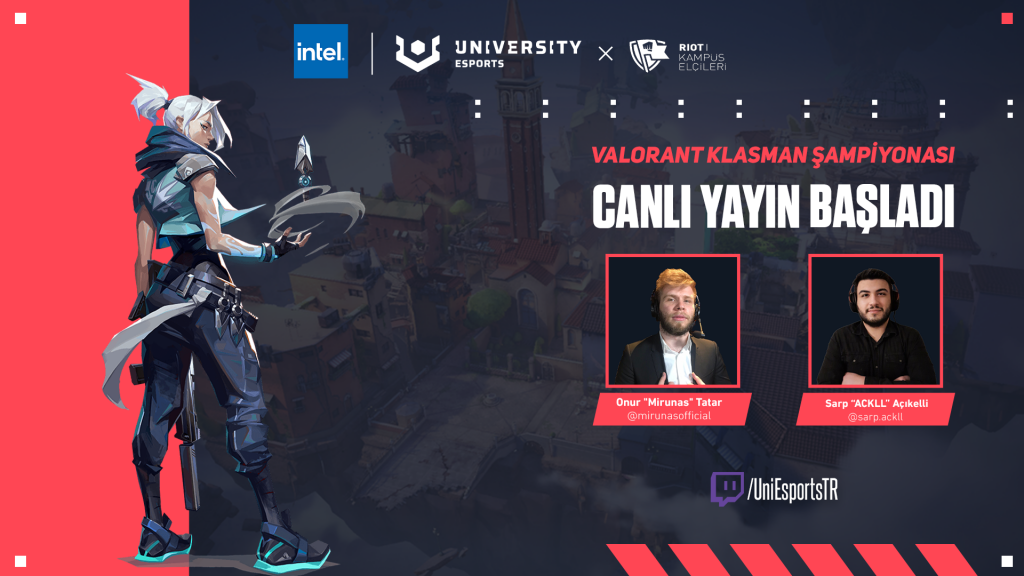 Intel University Esports Turkey’de Bahar sezonu Riot Kampüs Elçileri Programı (KEP) ortaklığında başlıyor